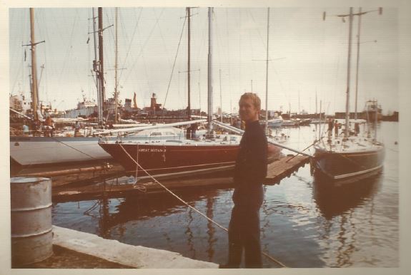 Bernard at Yaght Basin - Cape Town Oct 1973